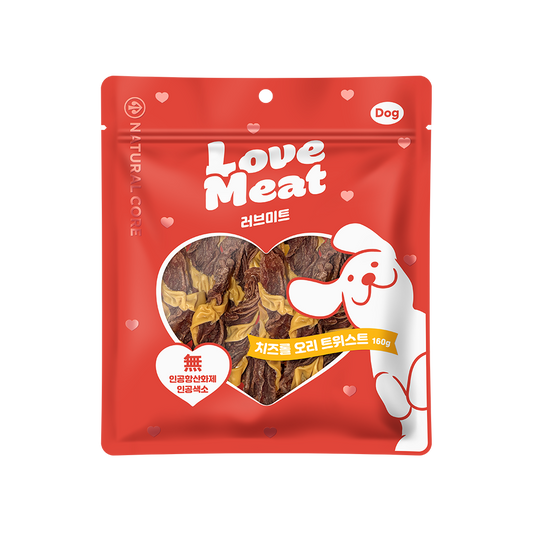 Natural core Love Meat Cheese Duck Twist