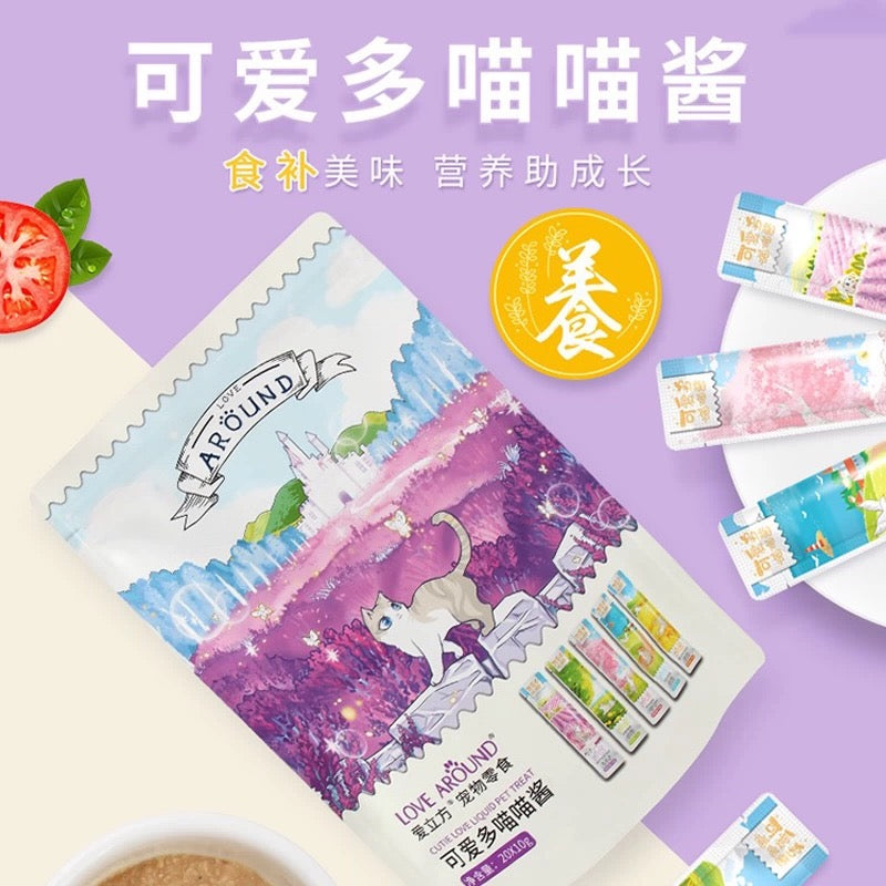 Love Around Cute love Liquid Cat Treats