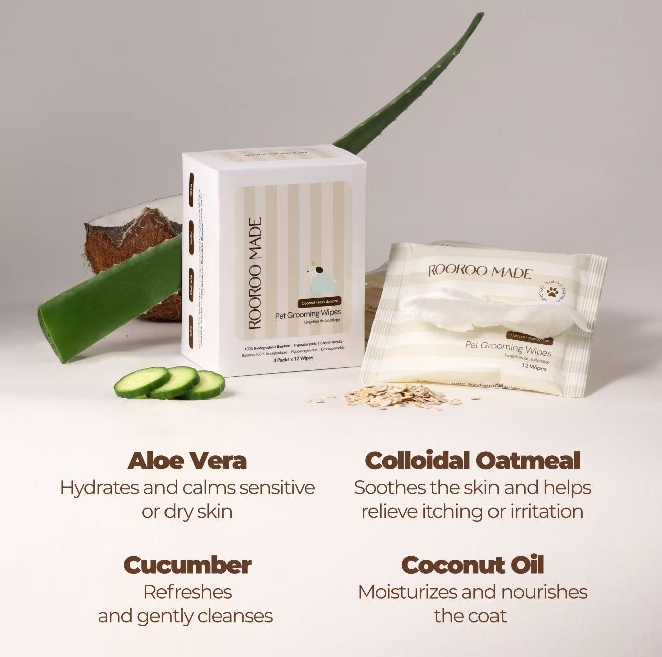 Rooroo Made Pet Grooming Wips