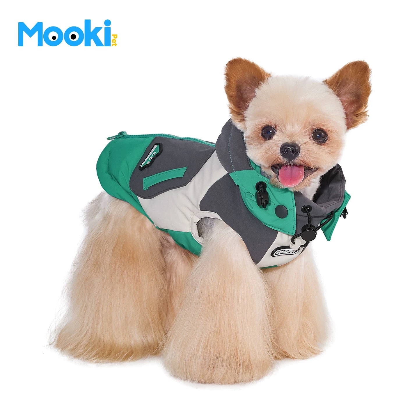 MOOKIPET Color-Block Puffer Vest