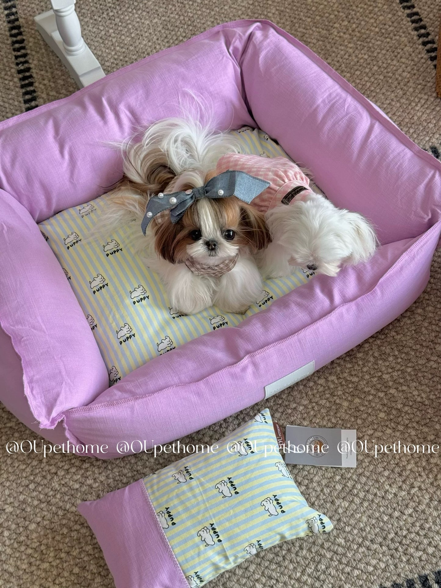 Ou Pet Pink Pet Bed