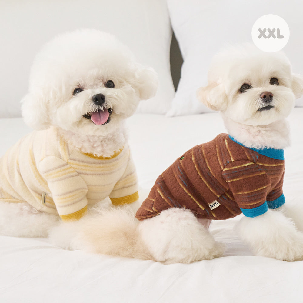 Bennys Sunshine Striped Dog Sweater