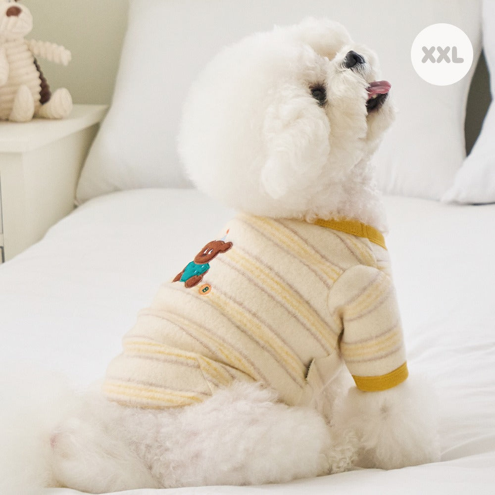 Bennys Sunshine Striped Dog Sweater