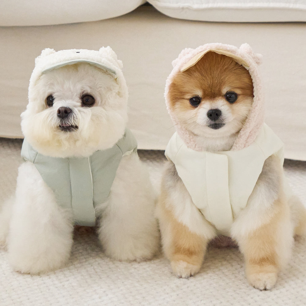 BENNYS Cozy Bear Hooded Dog Puffer Vest