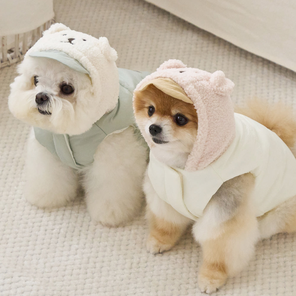 BENNYS Cozy Bear Hooded Dog Puffer Vest