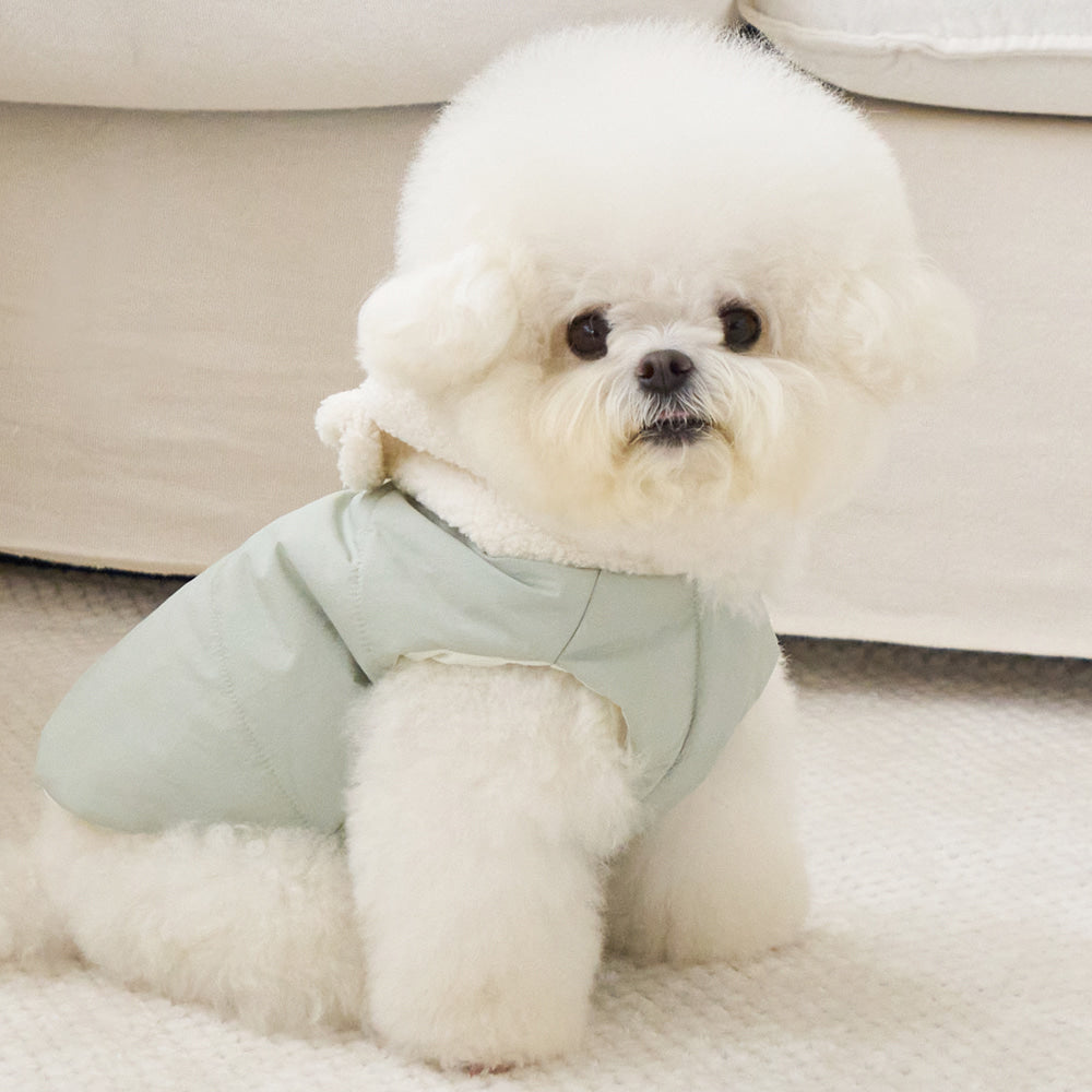 BENNYS Cozy Bear Hooded Dog Puffer Vest
