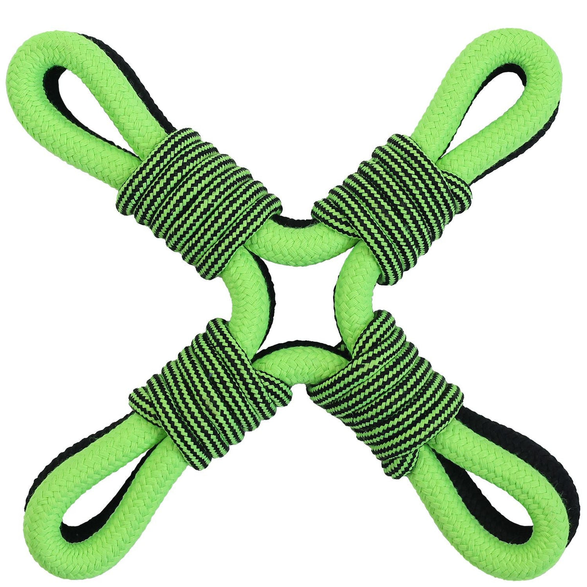 Jolly Pets Tik-Tak-Tugzz X Rope Toy Small/Medium