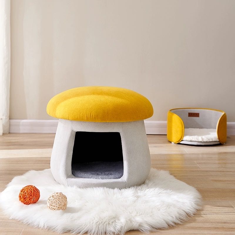 EGAFEI Pet Furniture Mushroom Stool