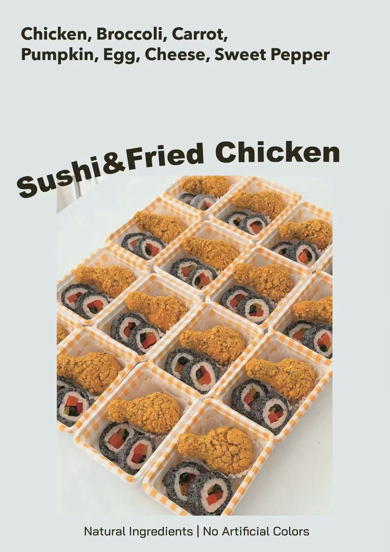 PIPI Bakery Chicken leg + Sushi combo