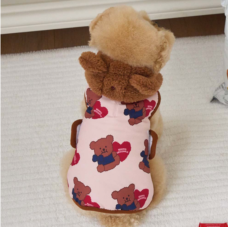 Bennys Winter Hooded Pet Jacket – Bunny & Teddy Ears Collection