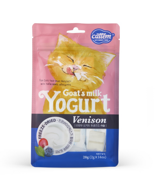 Cattem Goat’s Milk Yogurt Freeze-Dried Treats – Venison