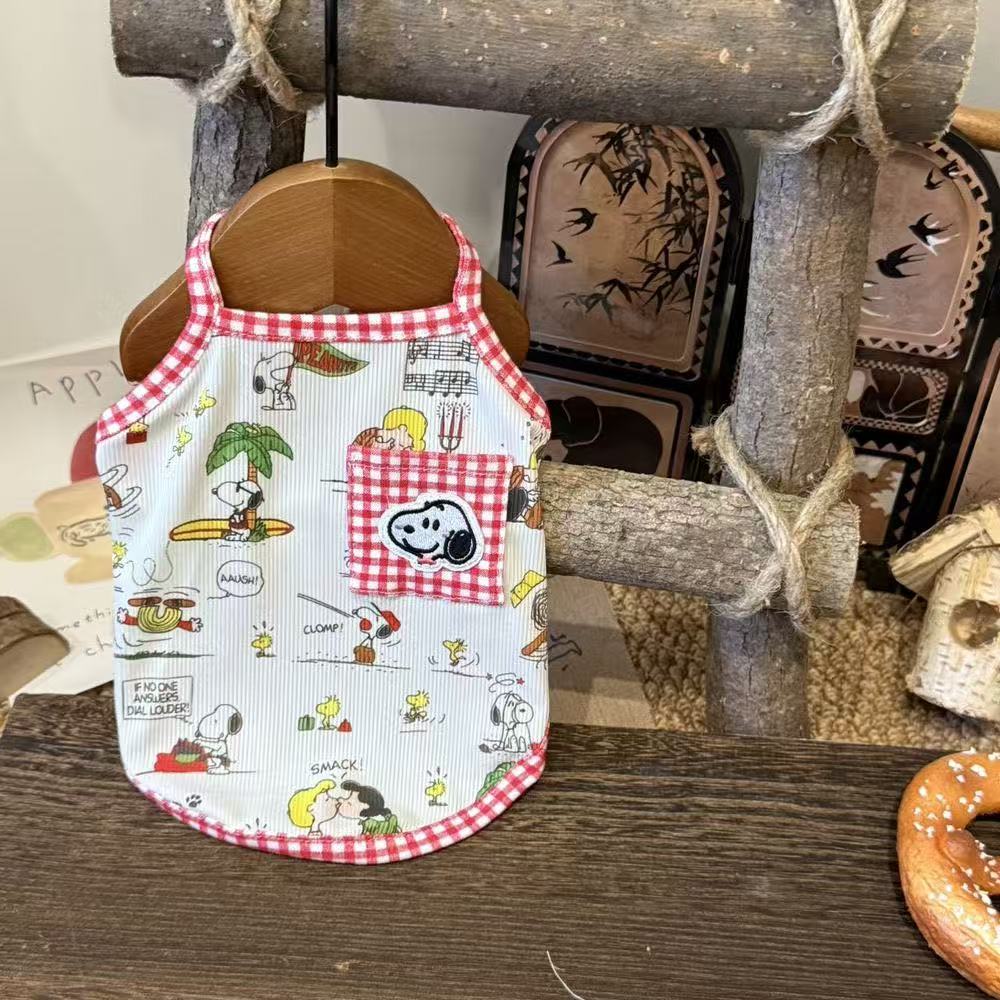 Snoopy Summer Pet Tank Top-012
