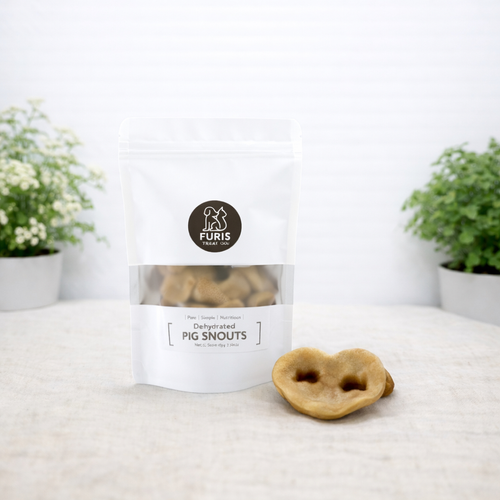 Furis Treat Co. Dehydrated Pig Snouts — 3 pieces
