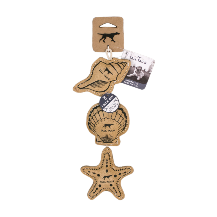 TALL TAILS Natural 3-Piece Seashell Toy Set 31175