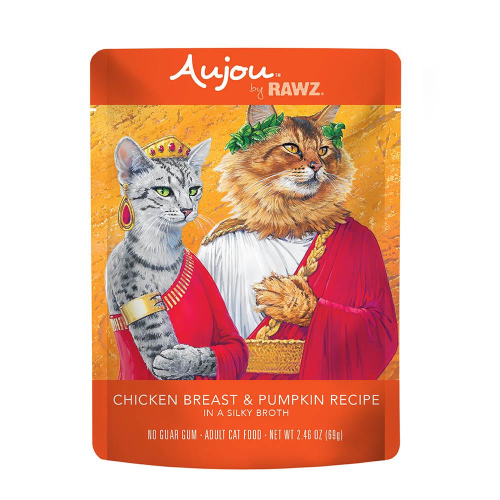 RAWZ AUJOU Cat Chicken & Pumpkin 69g pouch