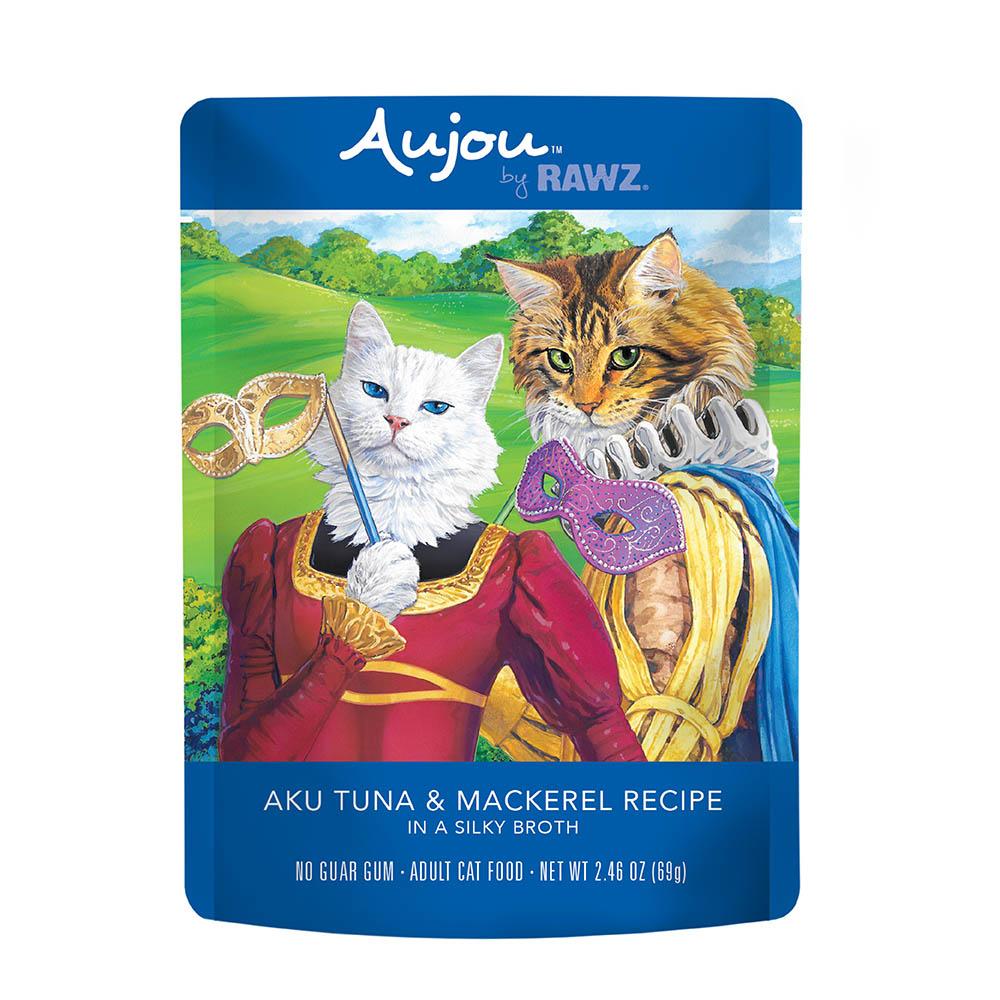 RAWZ AUJOU Cat Aku Tuna & Mackerel 69g pouch