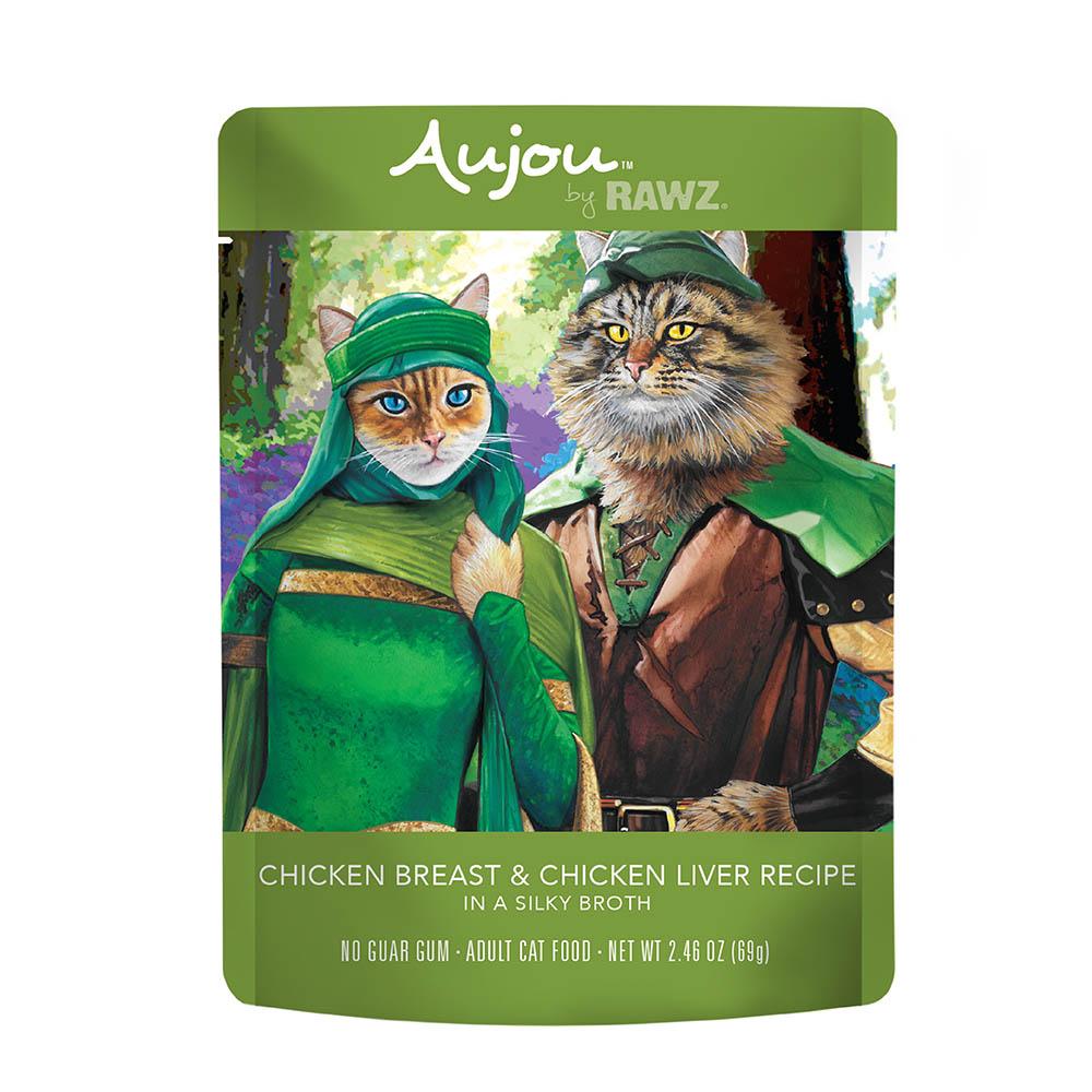RAWZ AUJOU Cat Chicken & Chicken Liver 69g pouch