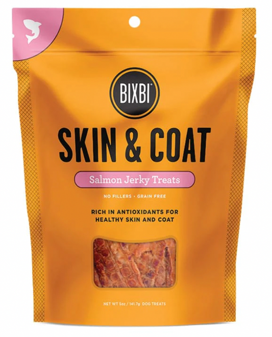 BIXBI - Skin & Coat Jerky - Salmon - Beef