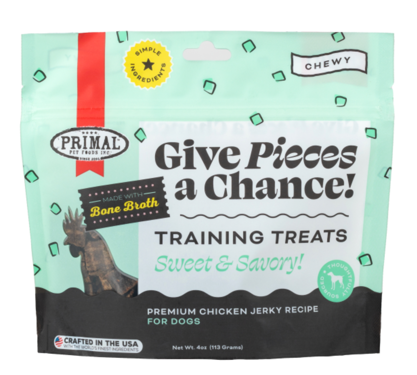 PRIMAL chicken jerky clean treats