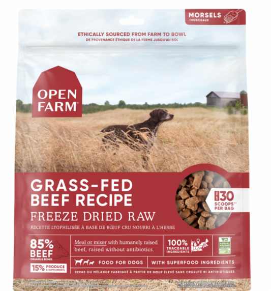 Open Farm Dog Freeze Dried Raw Grass-Fed Beef