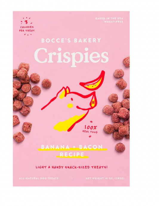 Bocce's Bakery Crispies -  Banana + Bacon