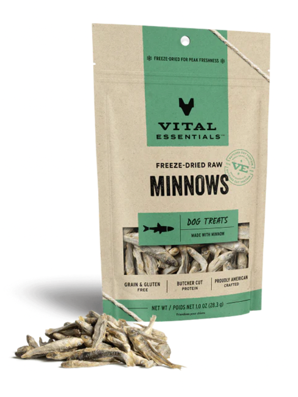 Vital Essentials - Dog GF Freeze-Dried Minnows Treats