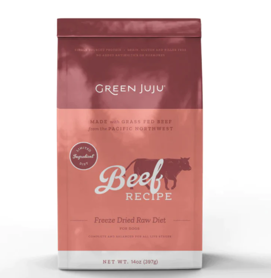 Green Juju - Dog Freeze Dried Raw - Beef -Bison