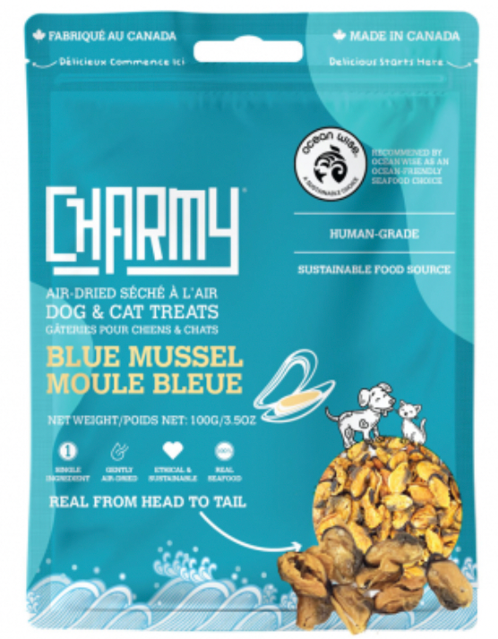 CHARMY PET Dog & Cat Treat Blue Mussel