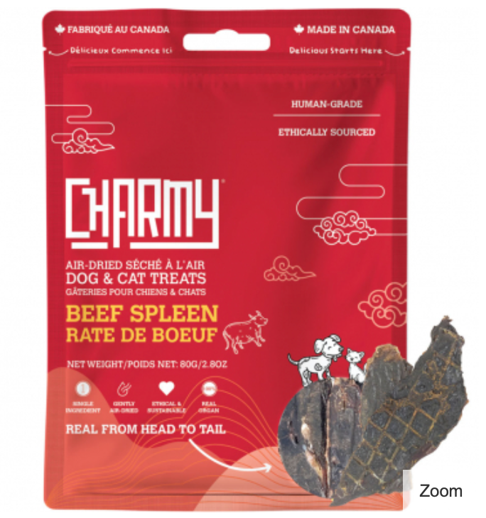 CHARMY PET Dog & Cat Treat Beef Spleen