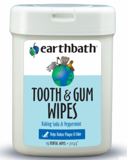 EARTHBATH Tooth and Gum Wipes 25ct