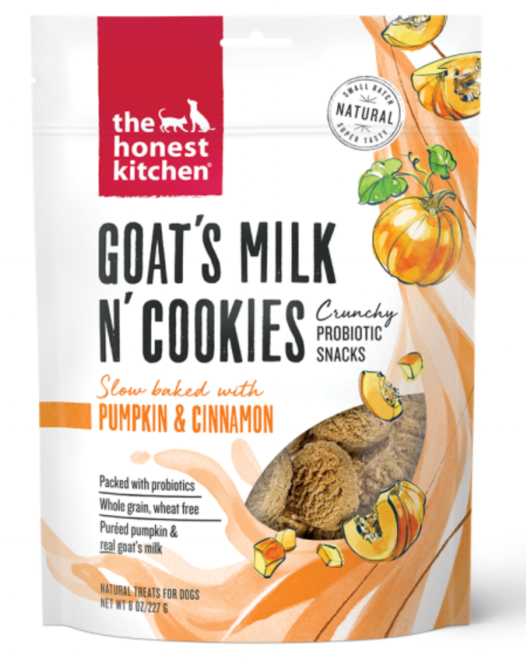 HK Dog Goat's Milk N' Cookies w/ Pumpkin & Cinnamon 8 oz