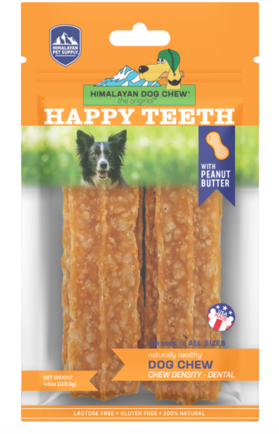 Himalayan Dog Chew Happy Teeth Peanut Butter