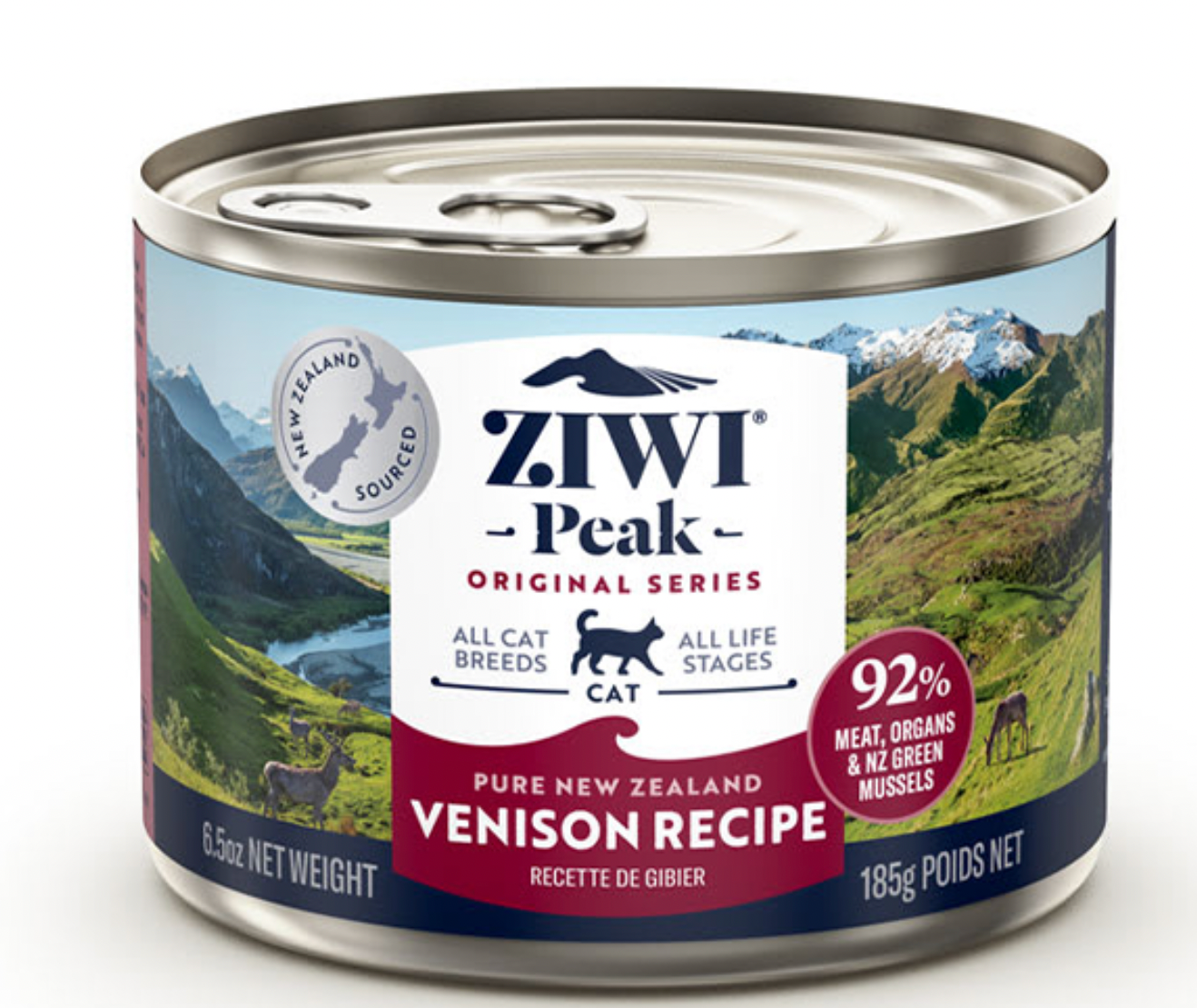 ZIWI Peak Cat Venison 12/6.5 oz Cans