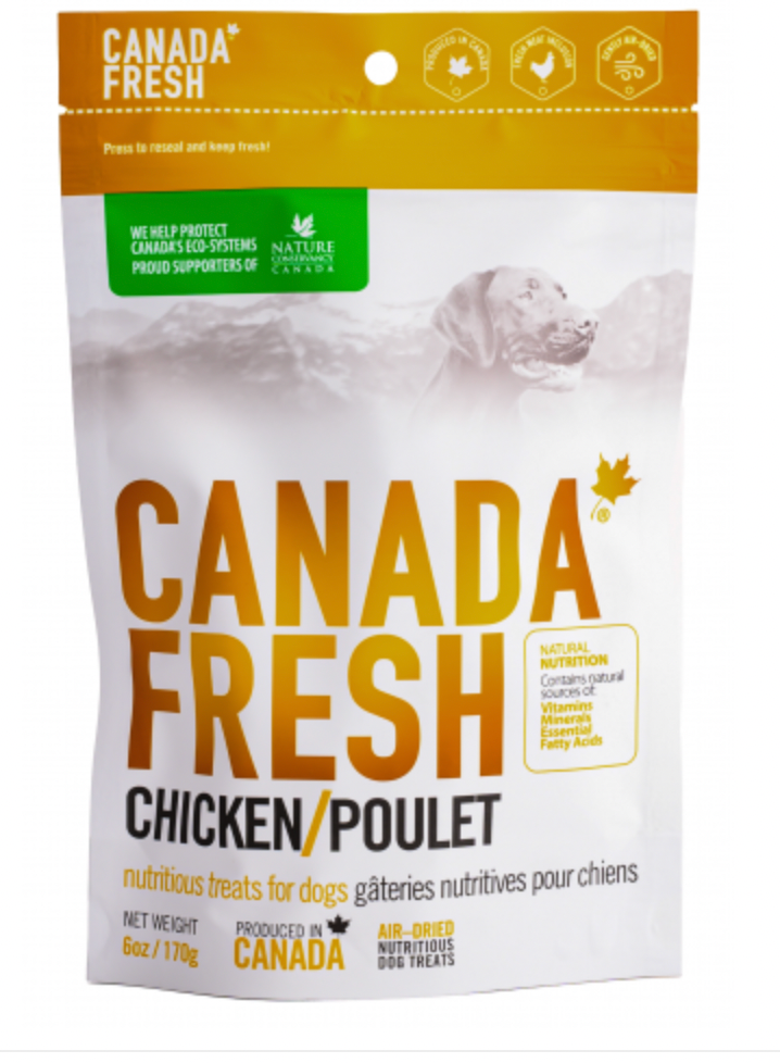 CANADA FRESH DOG TREAT CHICKEN 6OZ/170G