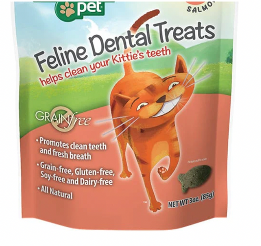 Emerald Pet - Cat - Cat Dental Treat - Salmon - 3 oz